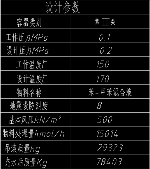 苯甲苯精馏塔装配图