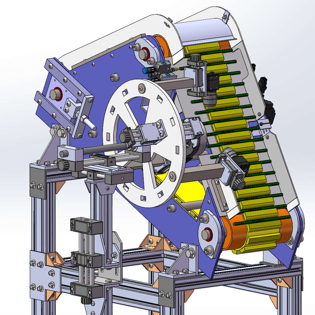 铅笔检测传送带工业相机3D数模图纸 【x_t格式+SW三维】