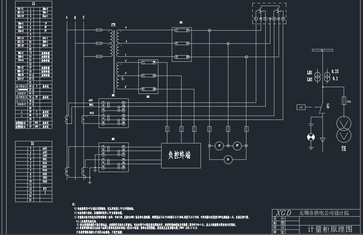 2000KVA变电所高低压全套图