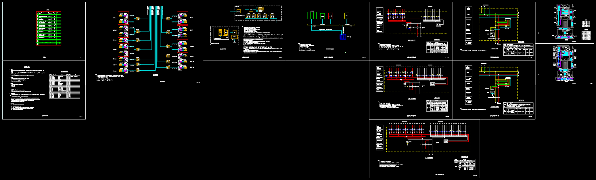 民用建筑集中光伏发电系统电气图纸