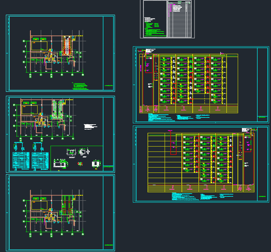 专用配电室电气施工图 CAD图纸
