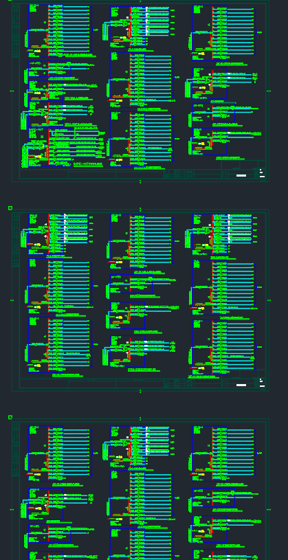 大型商业综合项目二期工程配电系统图纸