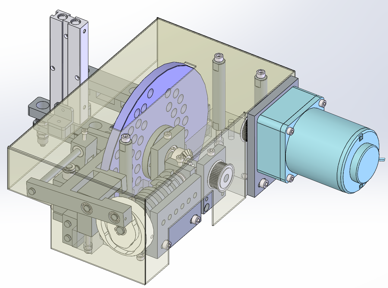 凸轮式吸盘移动机械手 SolidWorks三维