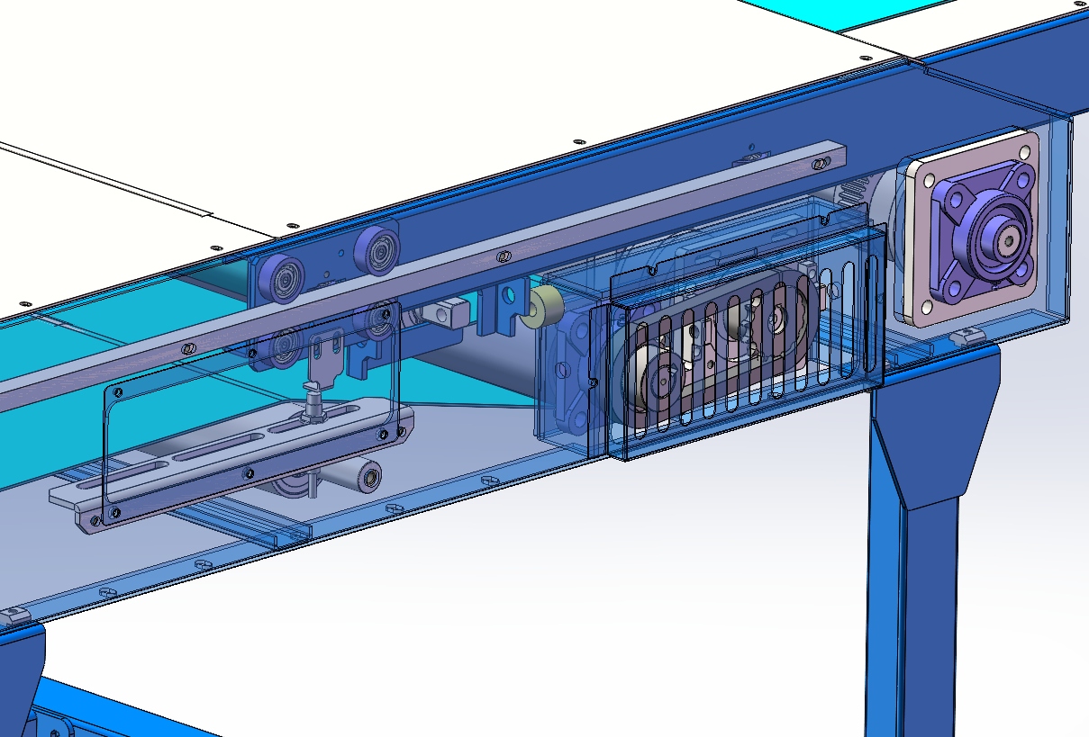 二节伸缩机（齿轮齿条版）SolidWorks 三维