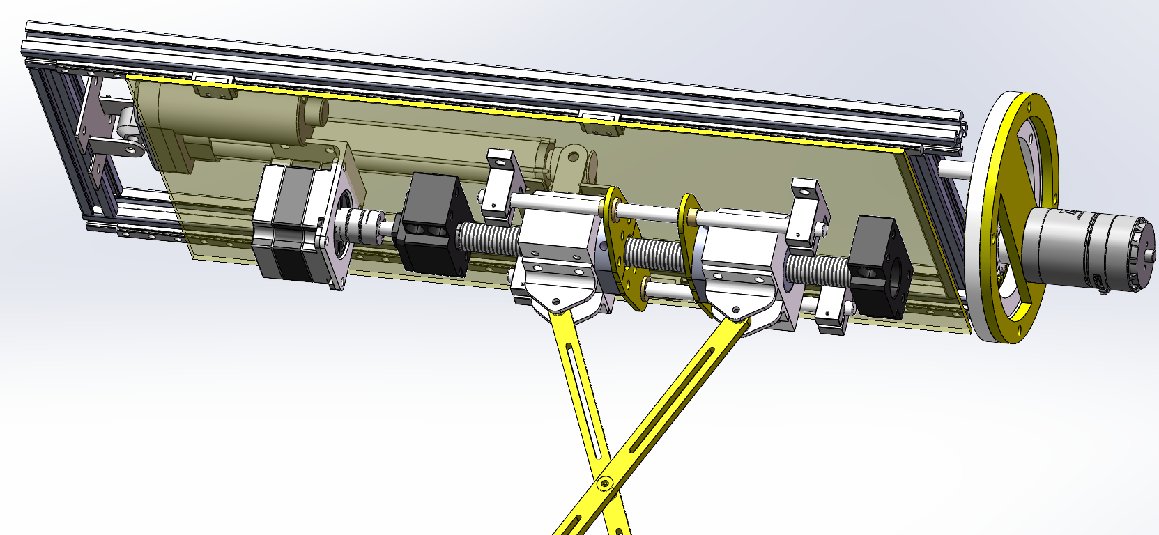 旋转晾衣架SolidWorks三维