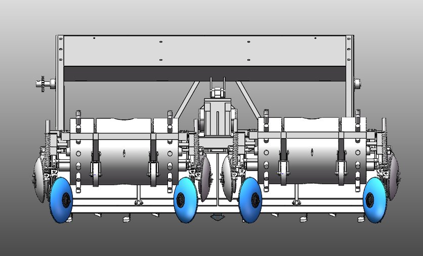 种子播种机 SolidWorks三维