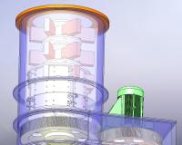 立轴式破碎机SolidWorks三维