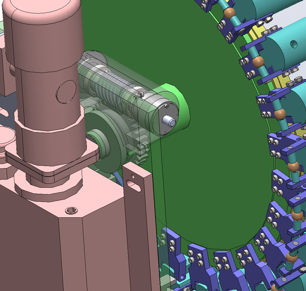 加工中心BT40-24把刀圆盘式刀库 SolidWorks三维