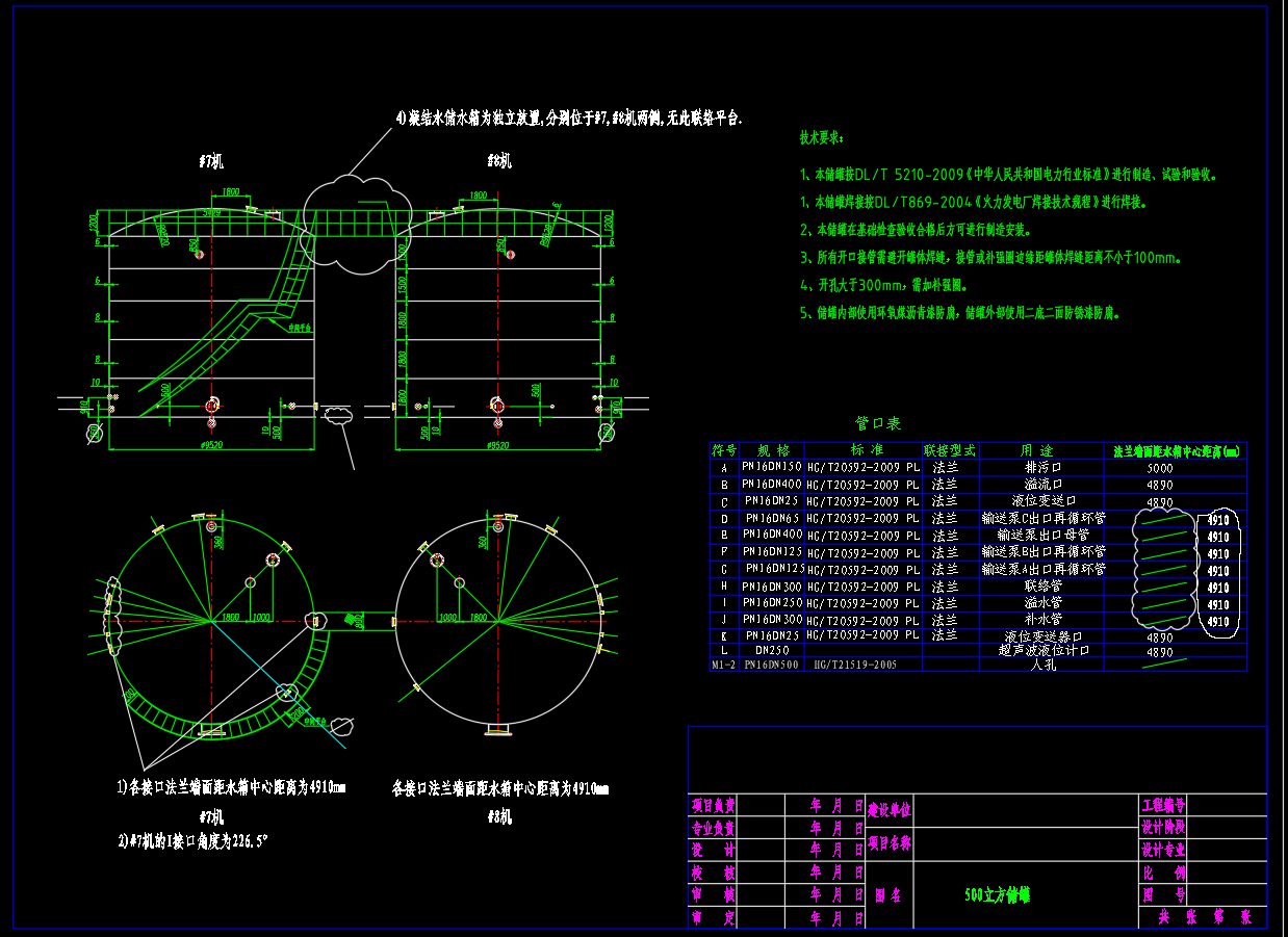 500立方化水箱罐