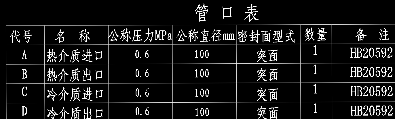 板式换热器简图