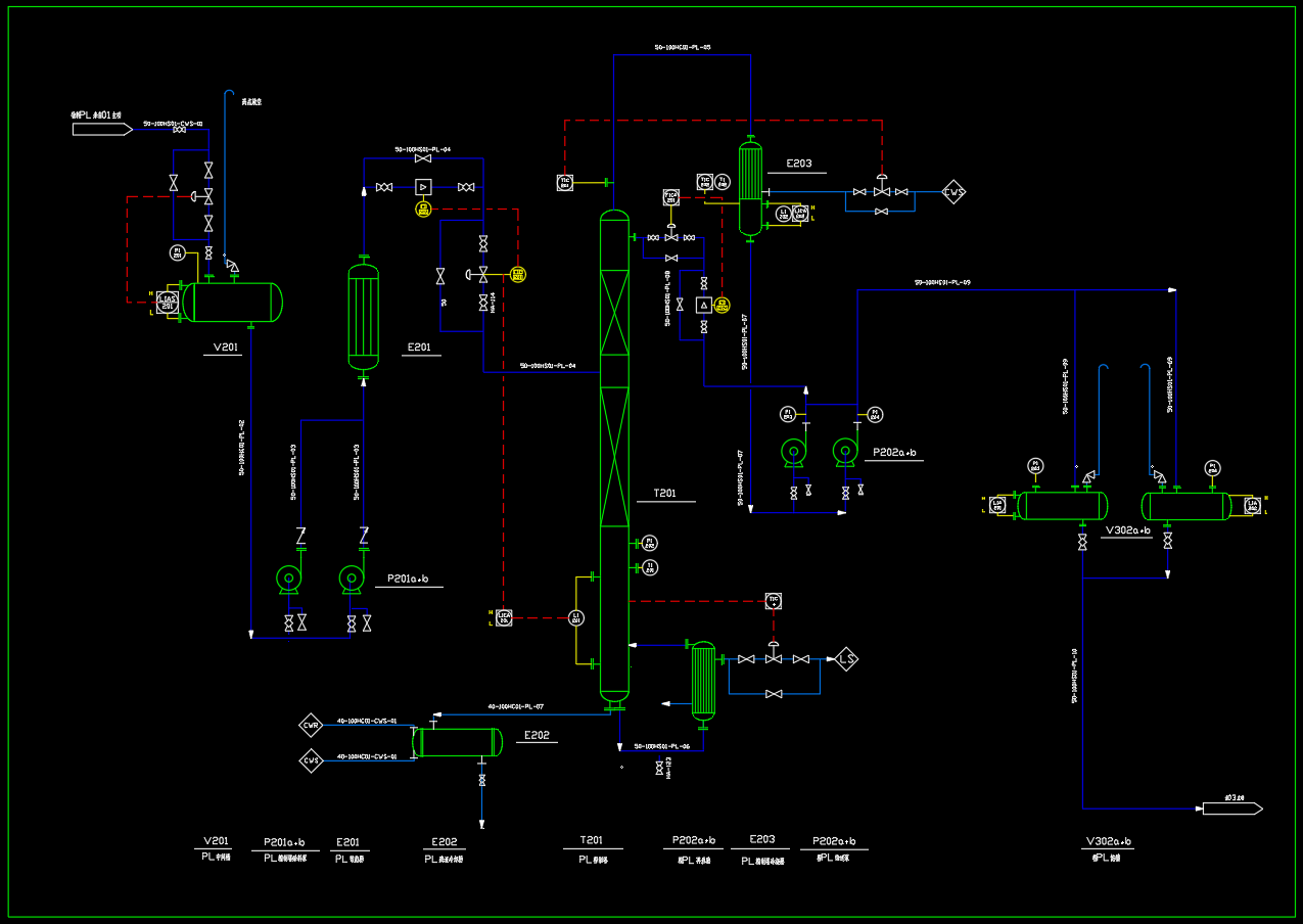 PL精馏PID图