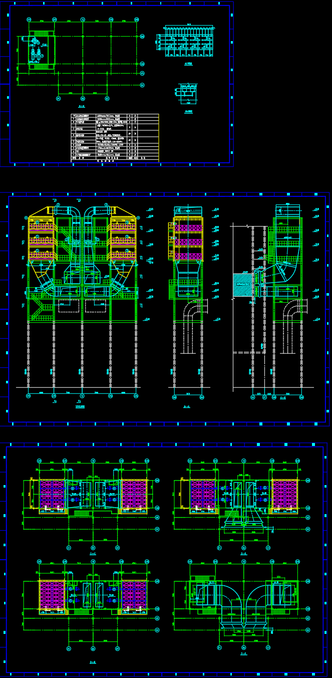 某热电厂脱硝SCR区布置图