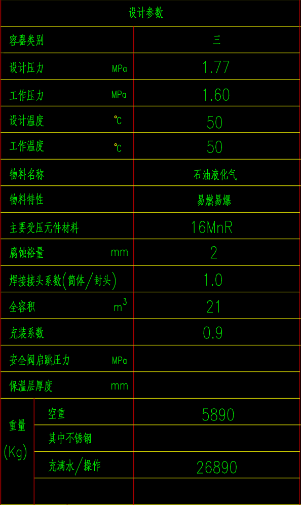 3.7立方米搅拌器，21立方米石油液化气贮罐