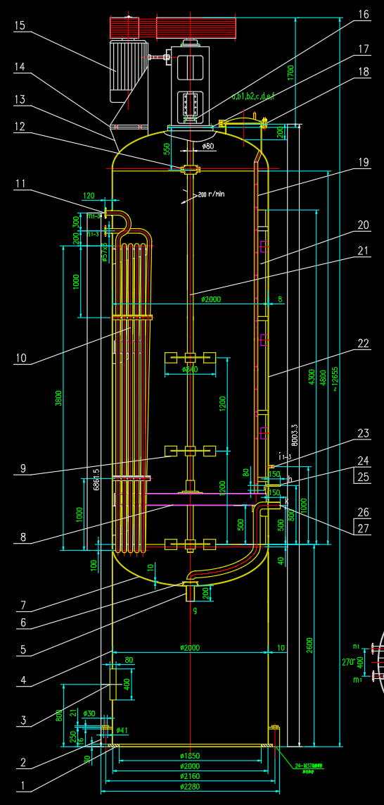 15立方米发酵罐