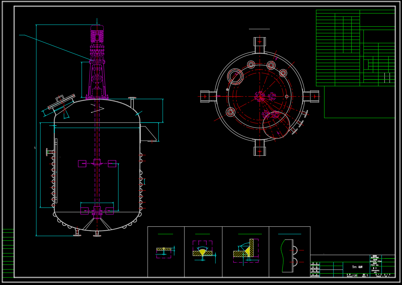 5立方不锈钢反应釜