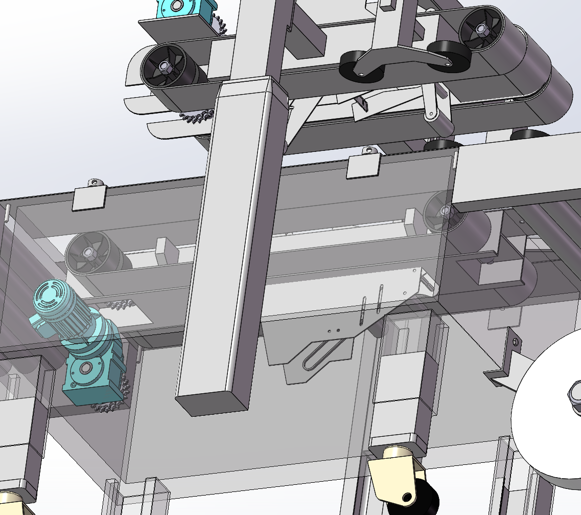 3M一字封箱机三维