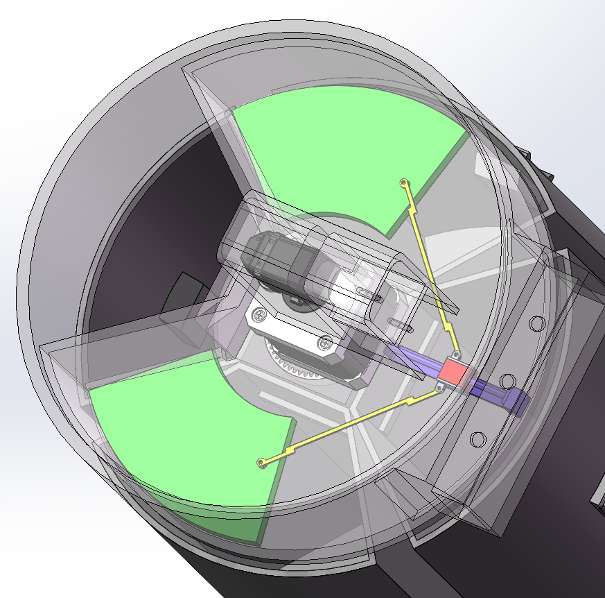 智能分类垃圾桶 SolidWorks三维