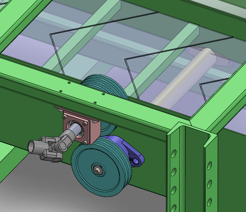 小型玉米收割 SolidWorks三维