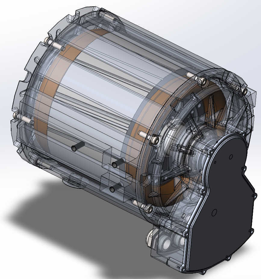 新能源电机SolidWorks设计