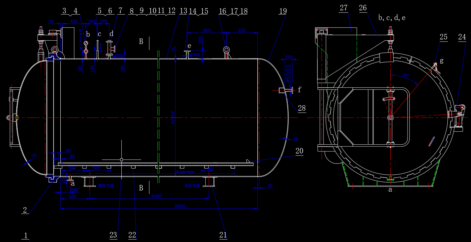 2500X10000硫化罐总图