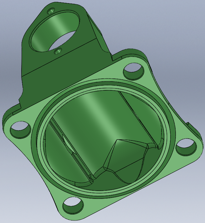 传动轴突缘叉（solidworks)