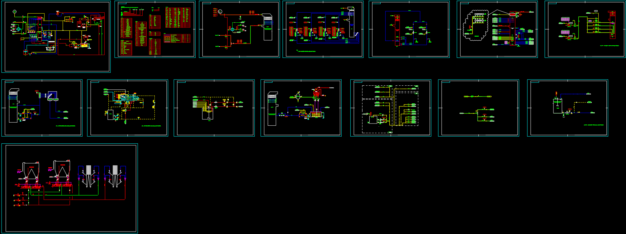 脱硫除尘PID工艺流程图