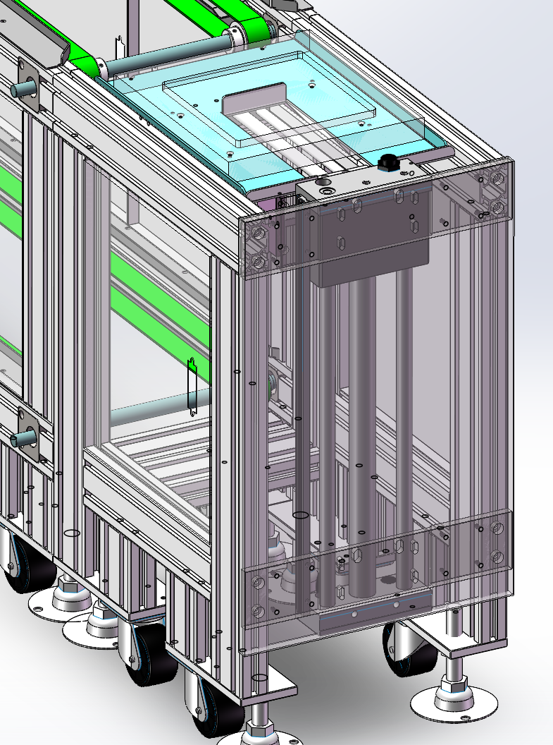 循环输送流水线 SolidWorks