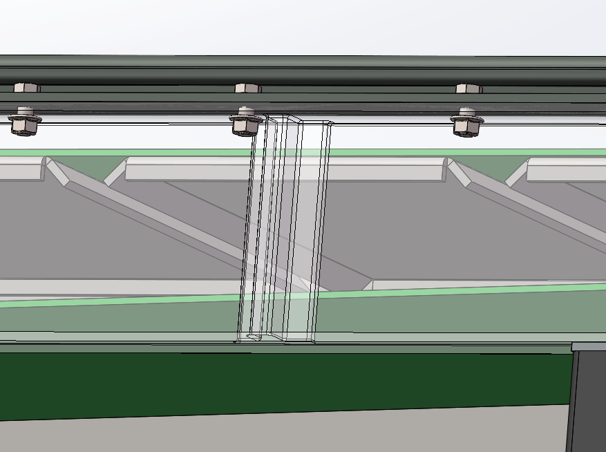 3m皮带挡板输送带 SolidWorks