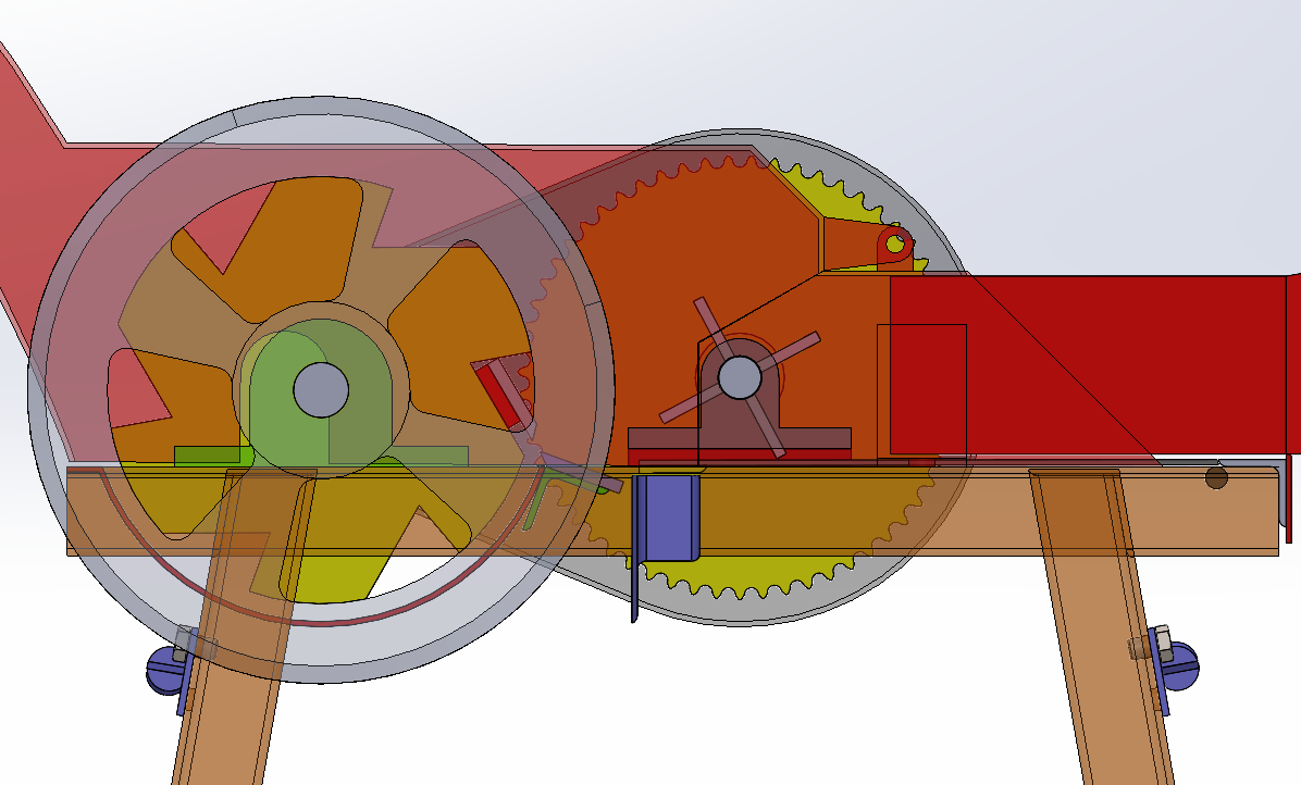 牲畜饲料切碎机研磨机 SolidWorks
