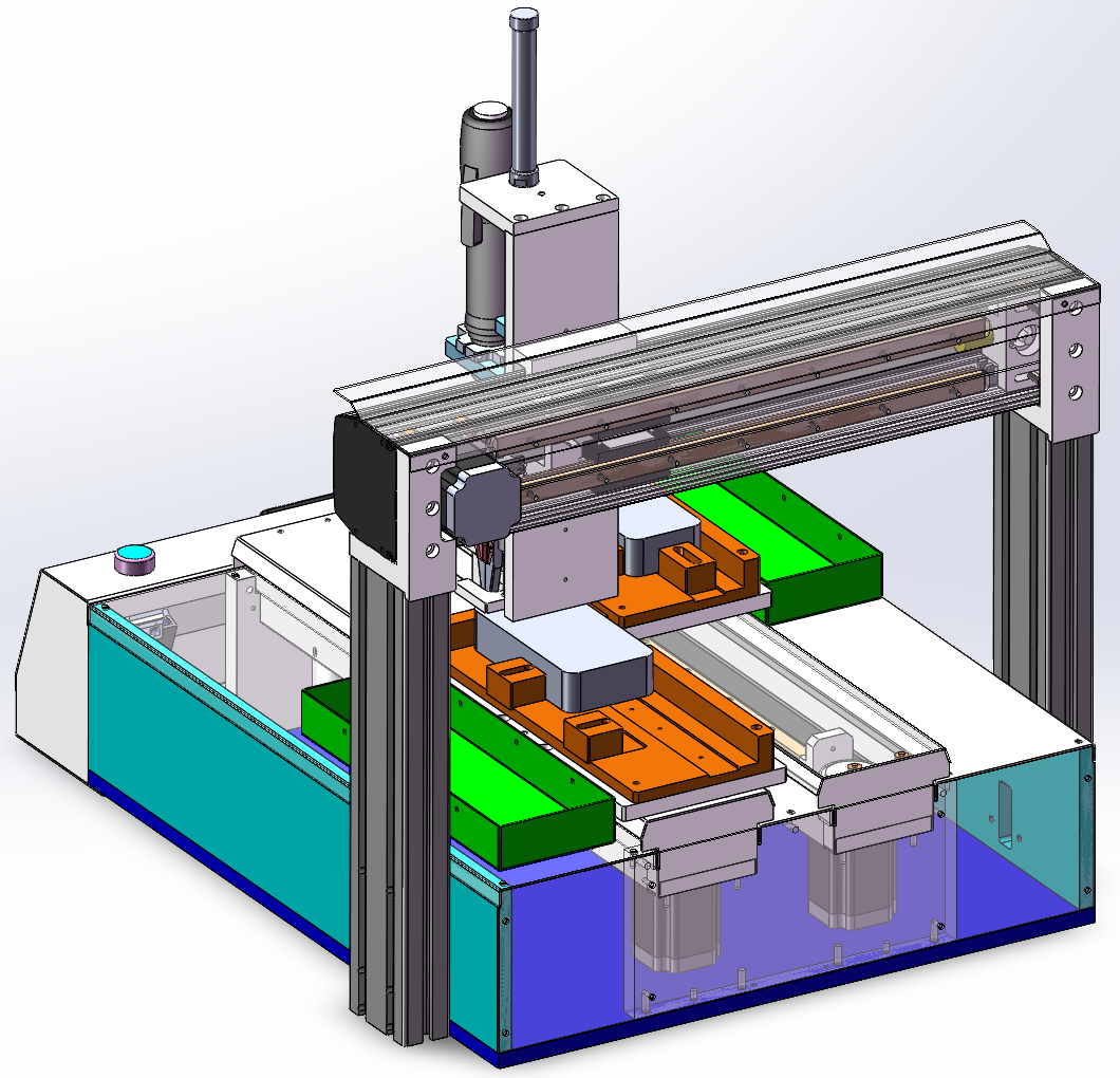 桌面式锁螺丝机 SolidWorks