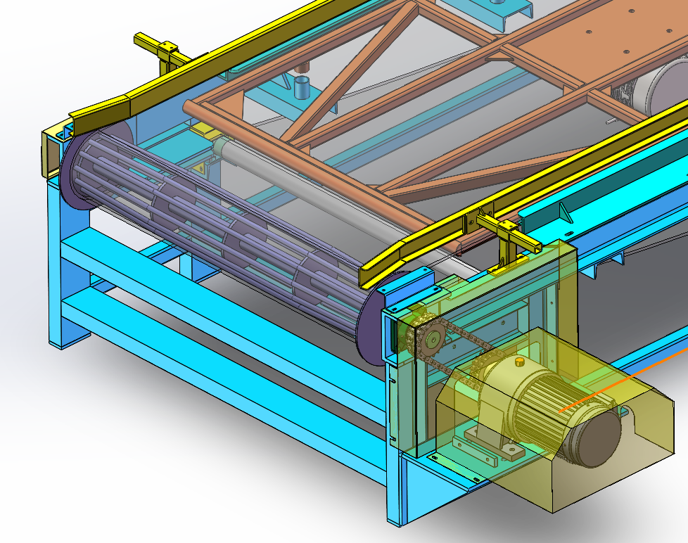 振动皮带线 SolidWorks