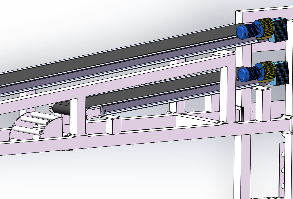 三层传送带 SolidWorks