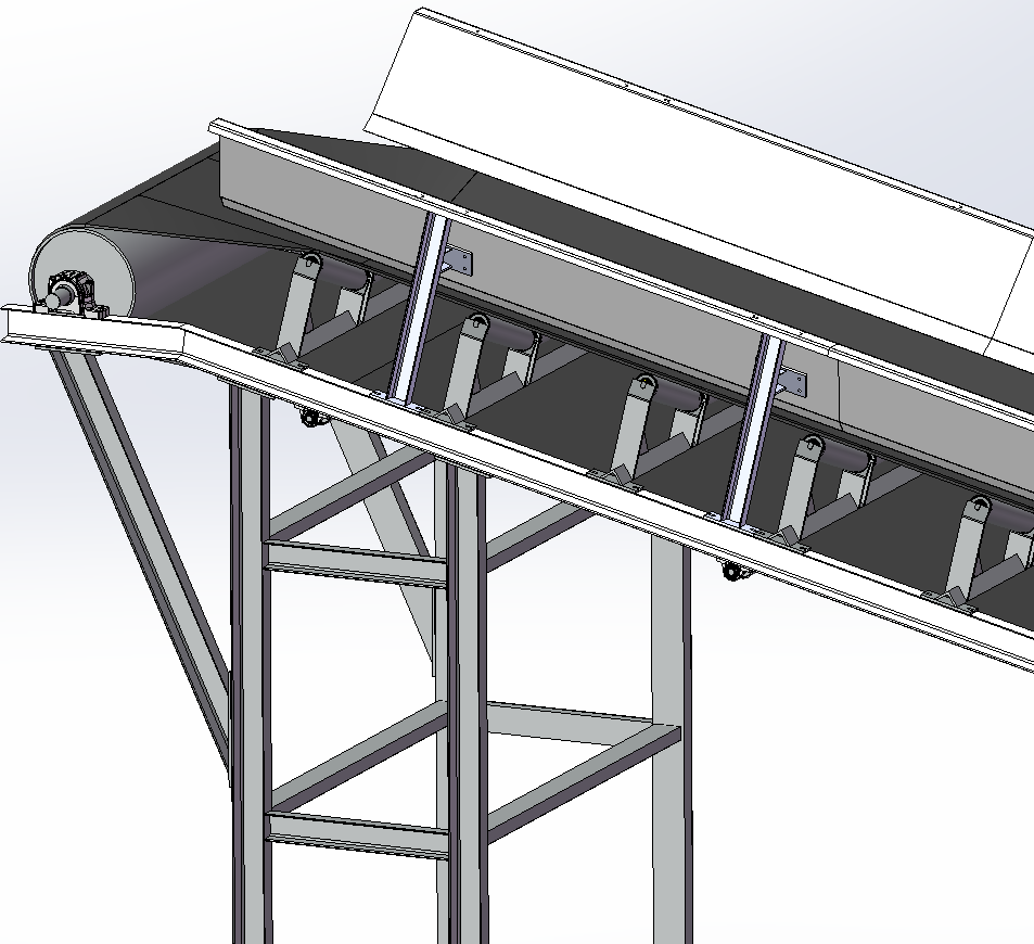 城市生活垃圾输送机 SolidWorks