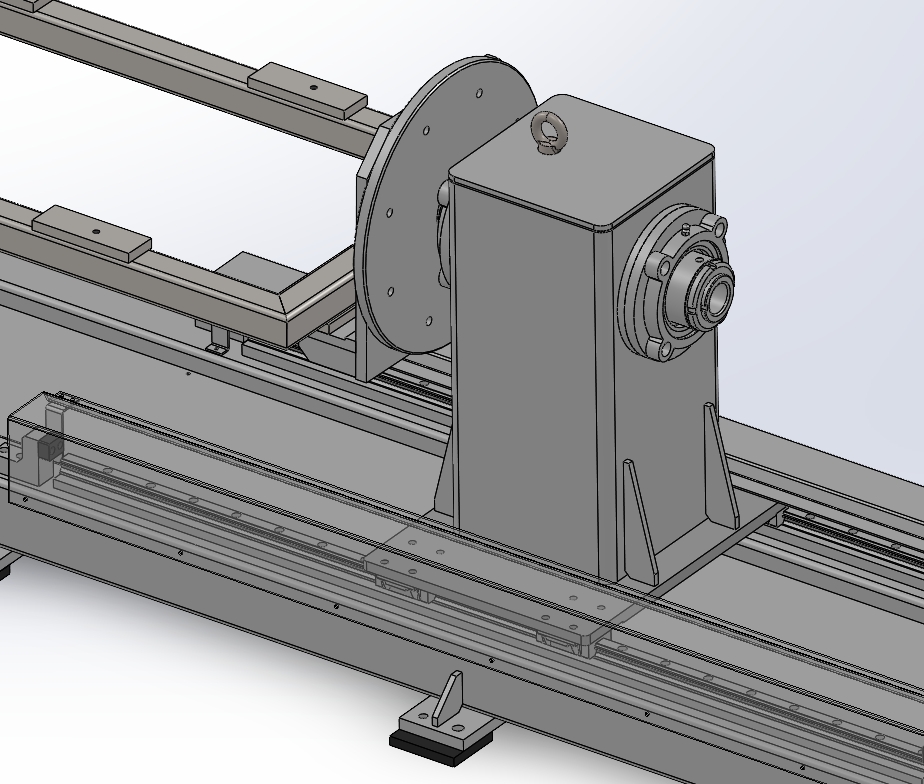 500KG机器人单轴变位机 SolidWorks