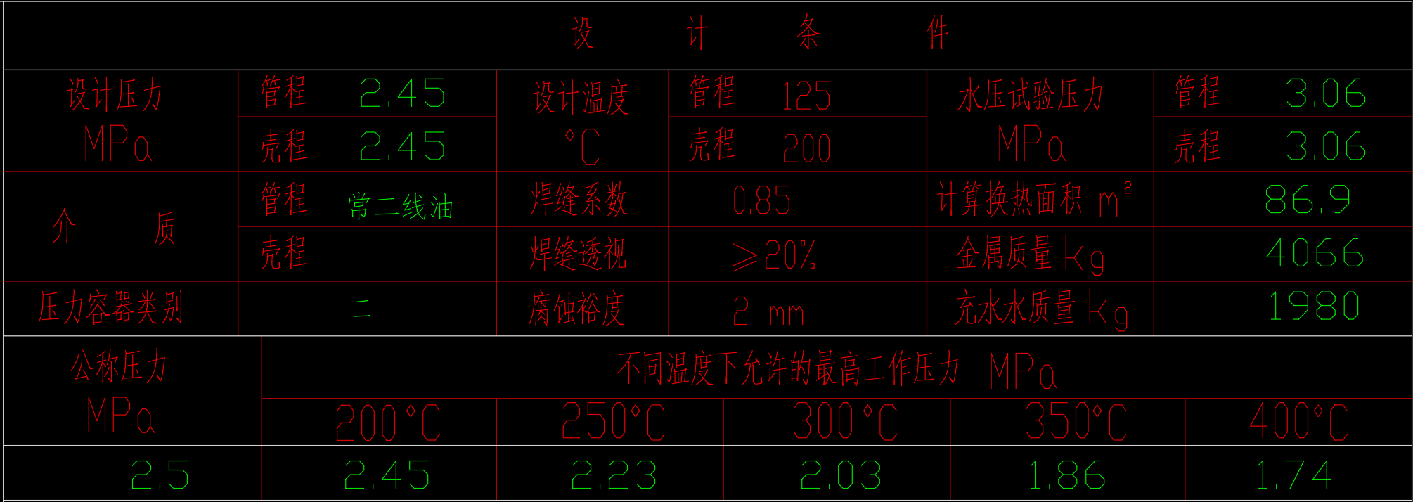 原油-常二线油换热器（套图）