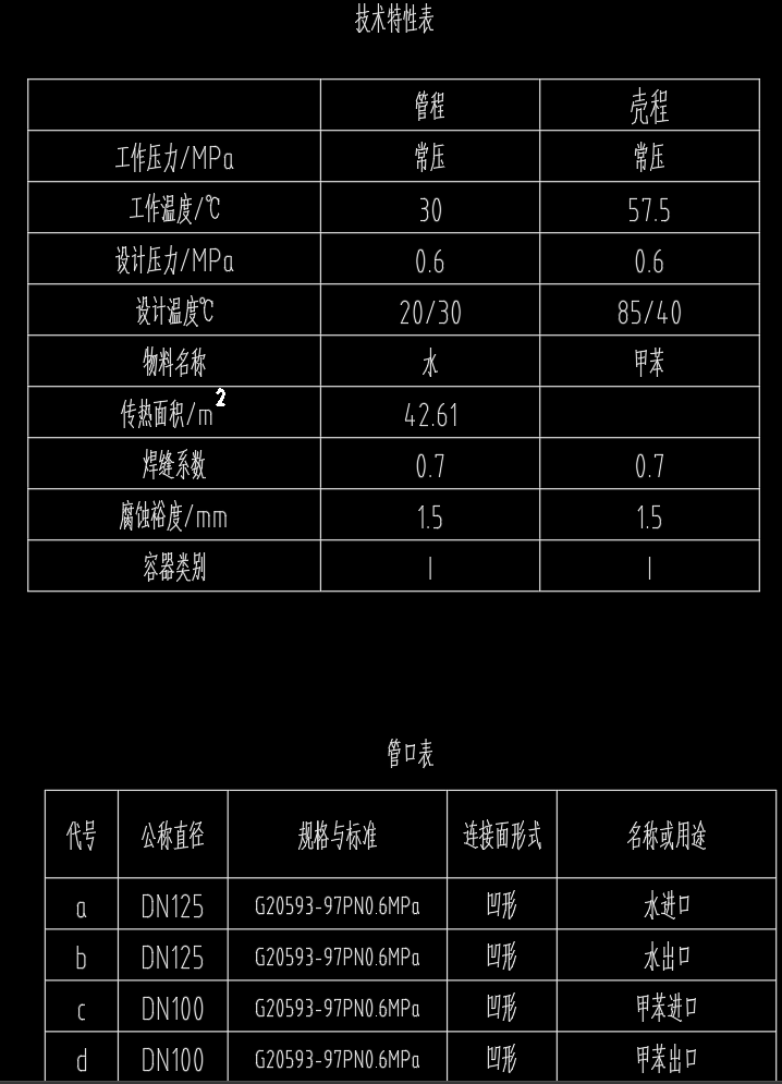 DN325固定板换热器