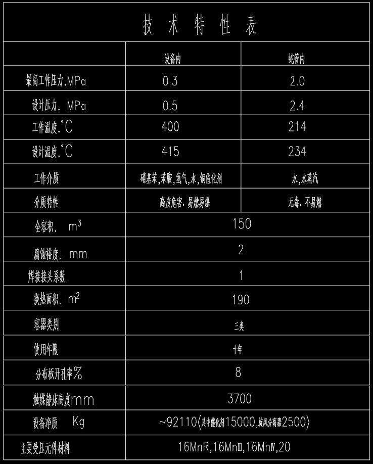 R0501流化床反应器图纸