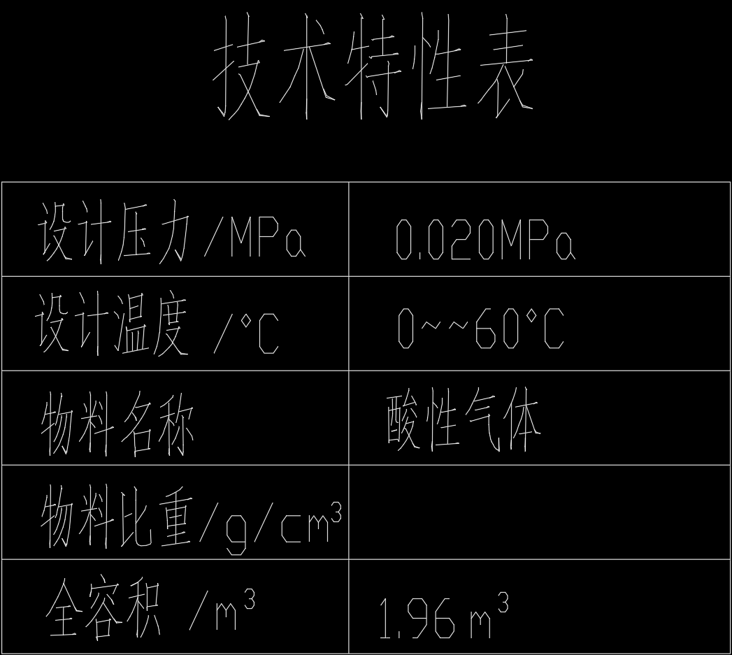 填料吸收塔总装图
