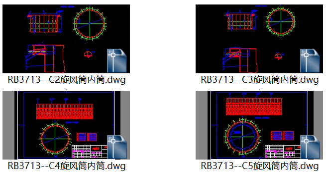 水泥厂2005生产线预热器挂片图纸